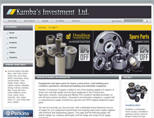 Tablet Screenshot of kambasinvestments.com